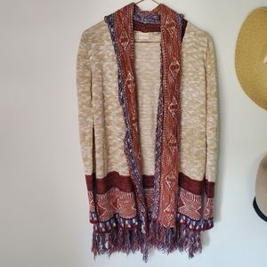 Western Fringe Cardigan